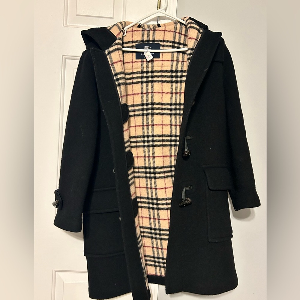 Burberry black duffle coat - Picture 2 of 8